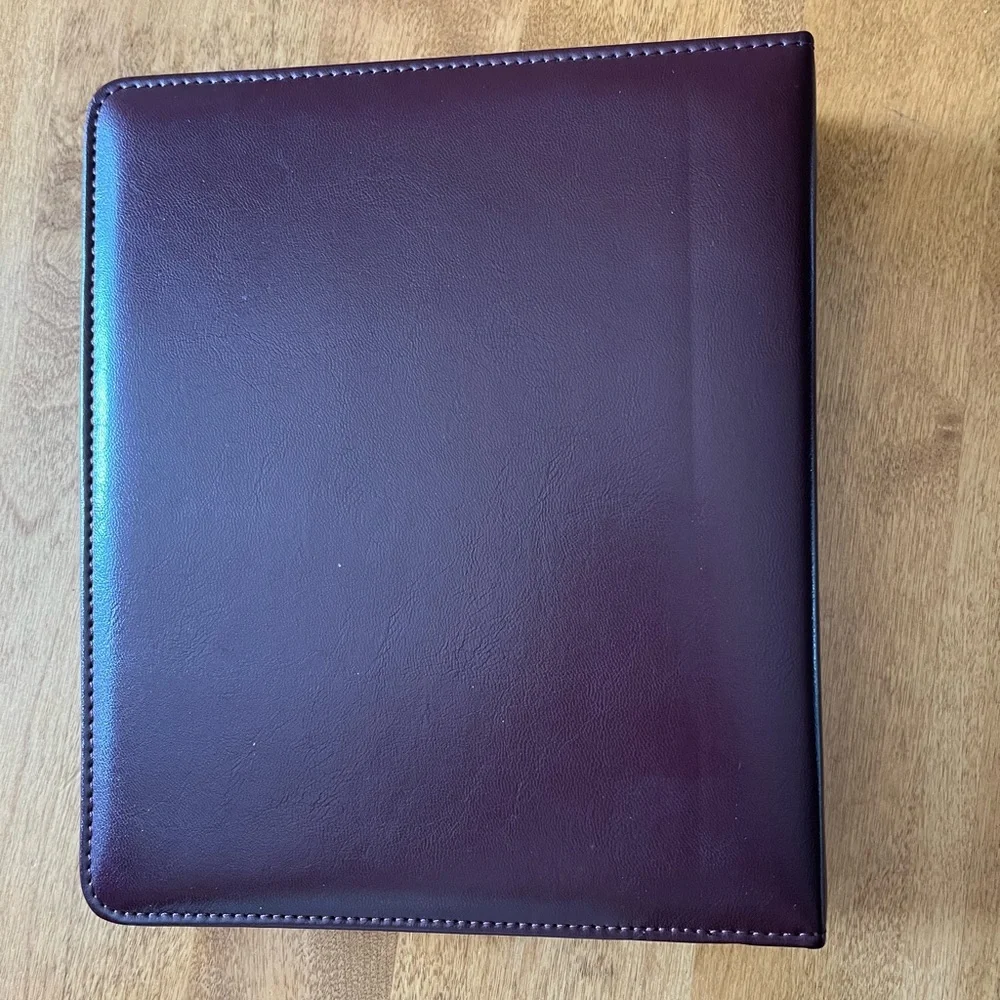 Vintage Franklin Covey Brown Portfolio